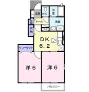 エアリー レジデンス A＆Kの間取り画像