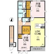 コンフォールブランの間取り画像