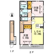 ソラーナ Ⅰの間取り画像