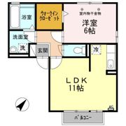 プレジオ高松 Bの間取り画像
