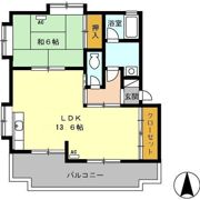 コーポフォーリーフ Aの間取り画像