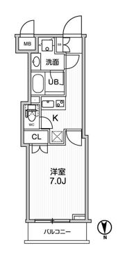 ｸﾞﾗﾝﾄﾞ神楽坂の間取り画像
