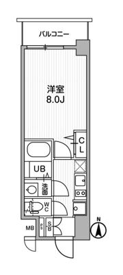 ﾃﾞｨｰﾑｽ東陽町Ⅱの間取り画像
