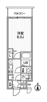 ﾃﾞｨｰﾑｽ東陽町Ⅱの間取り画像