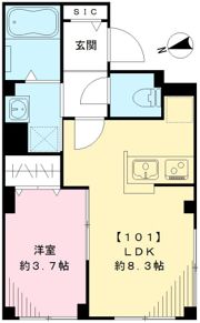 シャンテRの間取り画像