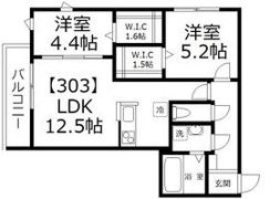フローラ平井の間取り画像