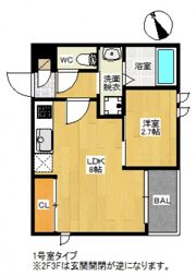 Regalest N.P 中広(仮称RE 中広3)の間取り画像