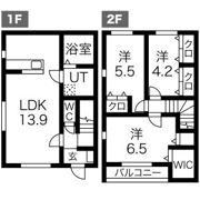 Grandir木更津Ⅲ棟の間取り画像