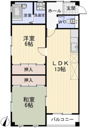ヘルメス成瀬の間取り画像