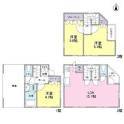 三軒茶屋2丁目戸建の間取り画像