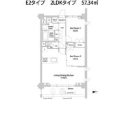 TELLUS八幡山の間取り画像