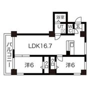 HILLTOP TOWERの間取り画像