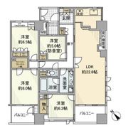 ビーコンヒル能見台センターヒル・E館の間取り画像