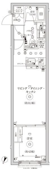 CREATIF池袋の間取り画像