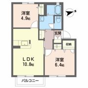 シティハイツABEIIの間取り画像