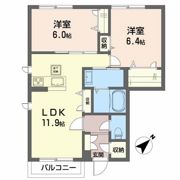 シティハウス中山の間取り画像