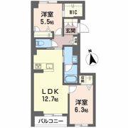 キャピターレウエストの間取り画像