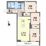 キャピターレウエストの間取り画像