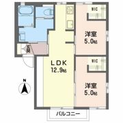ヤマトハイツIIAの間取り画像