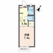 ラポールの間取り画像