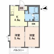 ベルヴィーの間取り画像