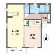 ハイツ・タカQIIの間取り画像