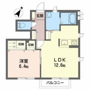 シャーメゾン高屋敷 Cの間取り画像