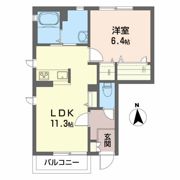 シャーメゾンカスケードIIIの間取り画像