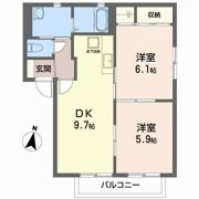 プロンティ袋原IIの間取り画像