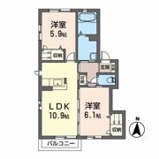 ドミトリースズキDの間取り画像