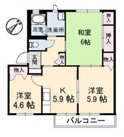 パストラーレ D棟の間取り画像