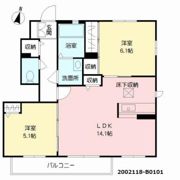 ナンディーヌ大和の間取り画像