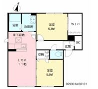 サンライズ969 B棟の間取り画像