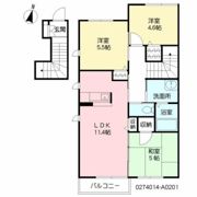 グランシャリオ高木瀬西の間取り画像