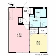 アベニュー大財の間取り画像