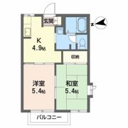 グランパティオ北上 Bの間取り画像