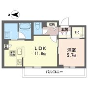 レスタシアⅡの間取り画像