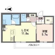 レスタシアⅡの間取り画像