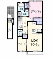 アーバンライフ潤南Bの間取り画像