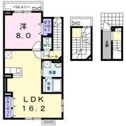 メゾンドヤマダⅠの間取り画像