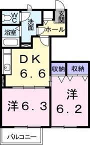 ブルックハイツⅤの間取り画像