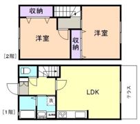 カーサミタニの間取り画像