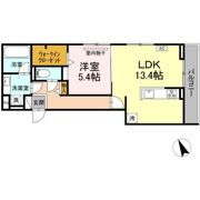 ディーシャンブル 北町の間取り画像