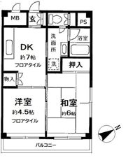 朝日ビルの間取り画像