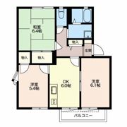 笹川ロッジ Cの間取り画像