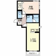 クレスティークの間取り画像
