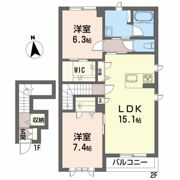 シャーメゾン城北の間取り画像