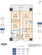 ニューガイア川崎No．70の間取り画像