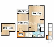 グランディーノKの間取り画像
