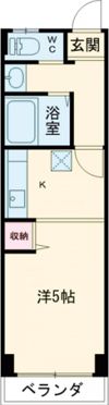 コーポ久部Ⅰの間取り画像